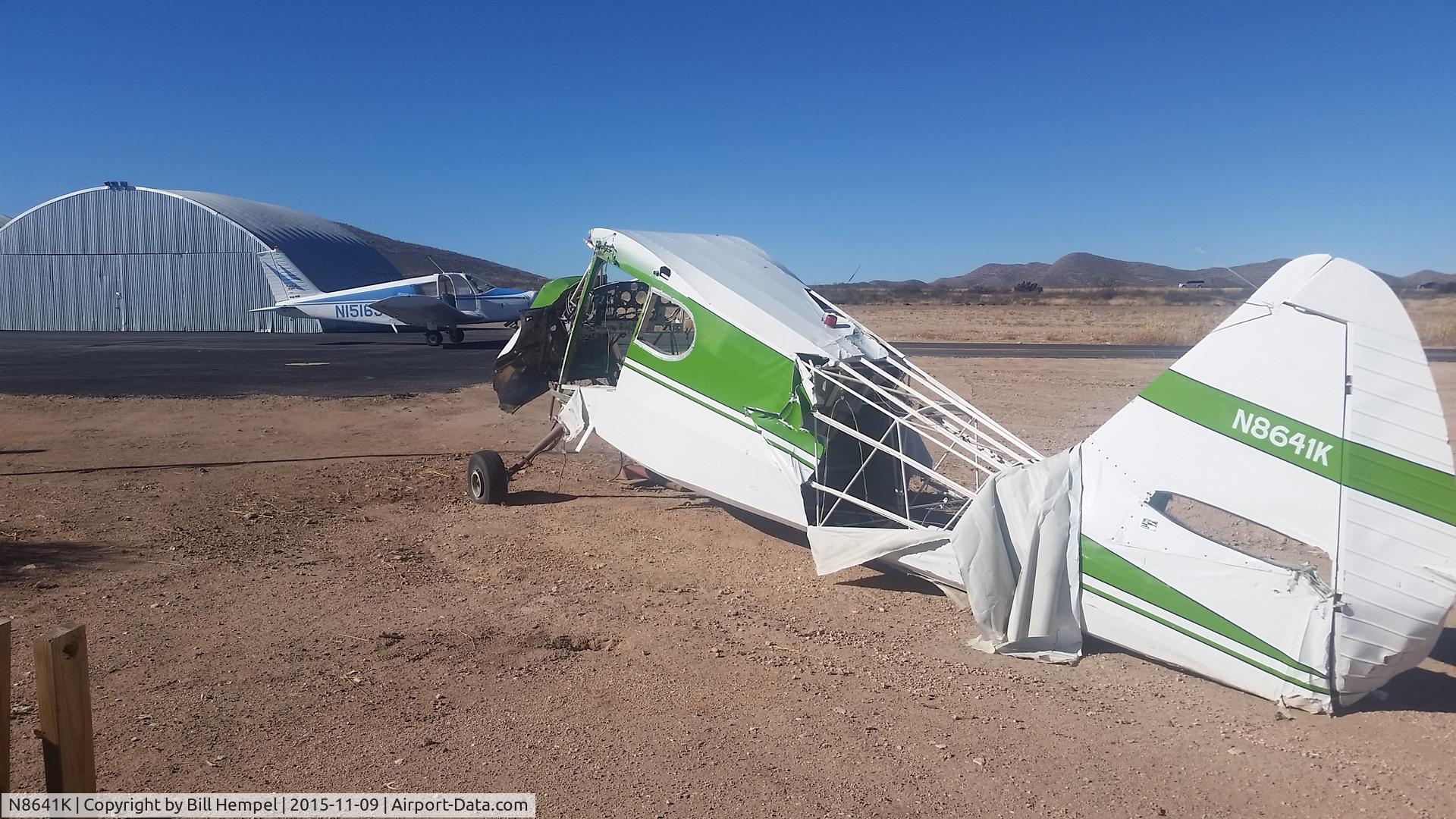 N8641K, 1947 Stinson 108-1 Voyager C/N 108-1641, Tombstone airport