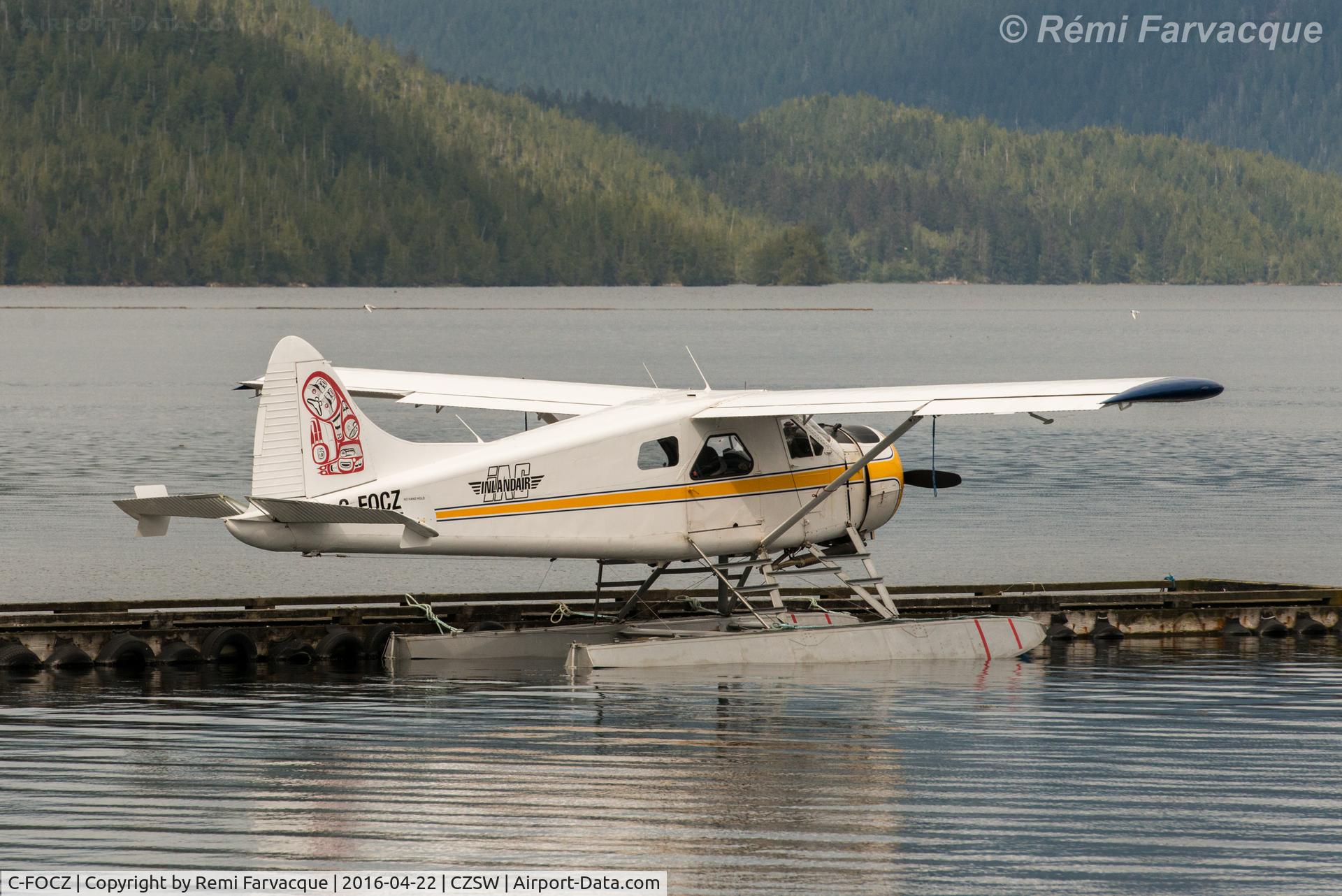 C-FOCZ, 1951 De Havilland Canada DHC-2 Beaver Mk.1 C/N 100, Parked by terminal