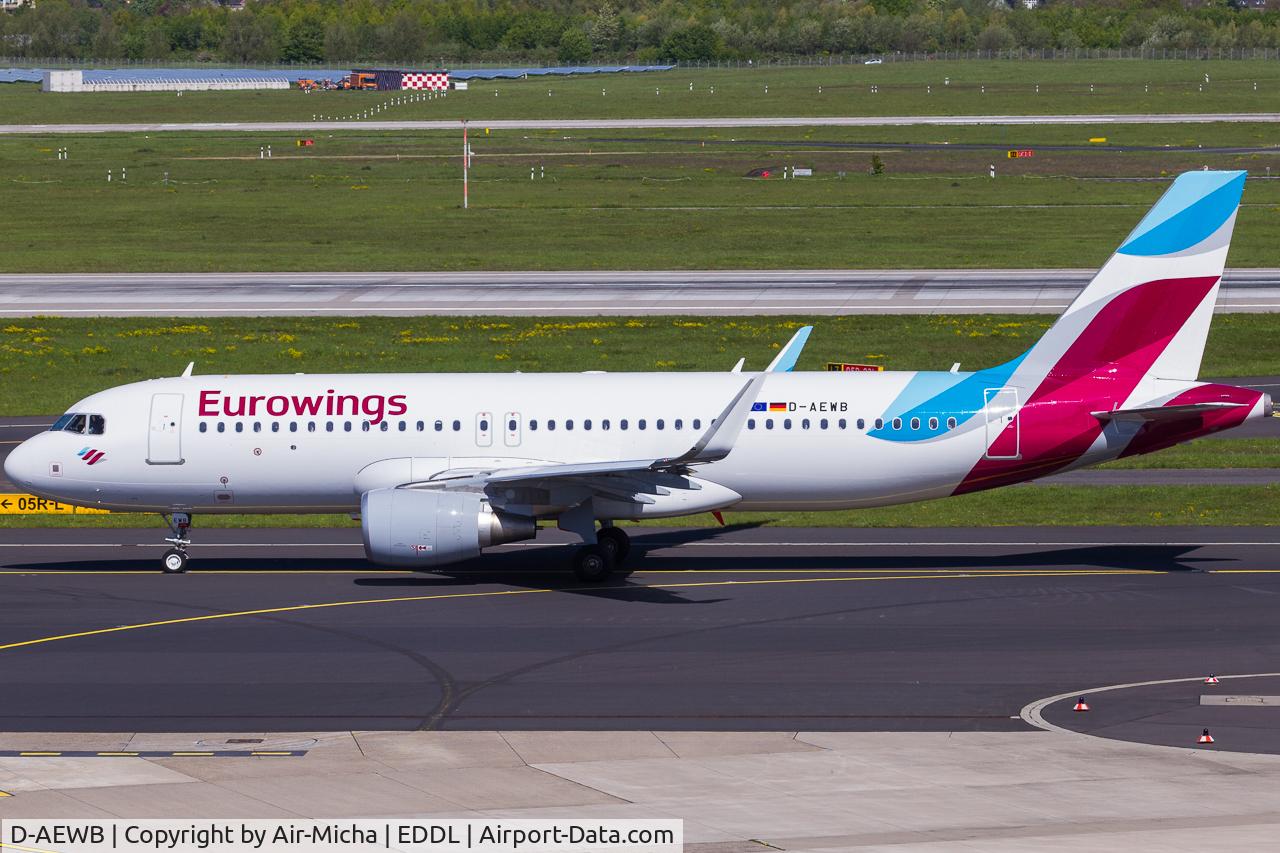 D-AEWB, 2016 Airbus A320-214 C/N 6992, Eurowings