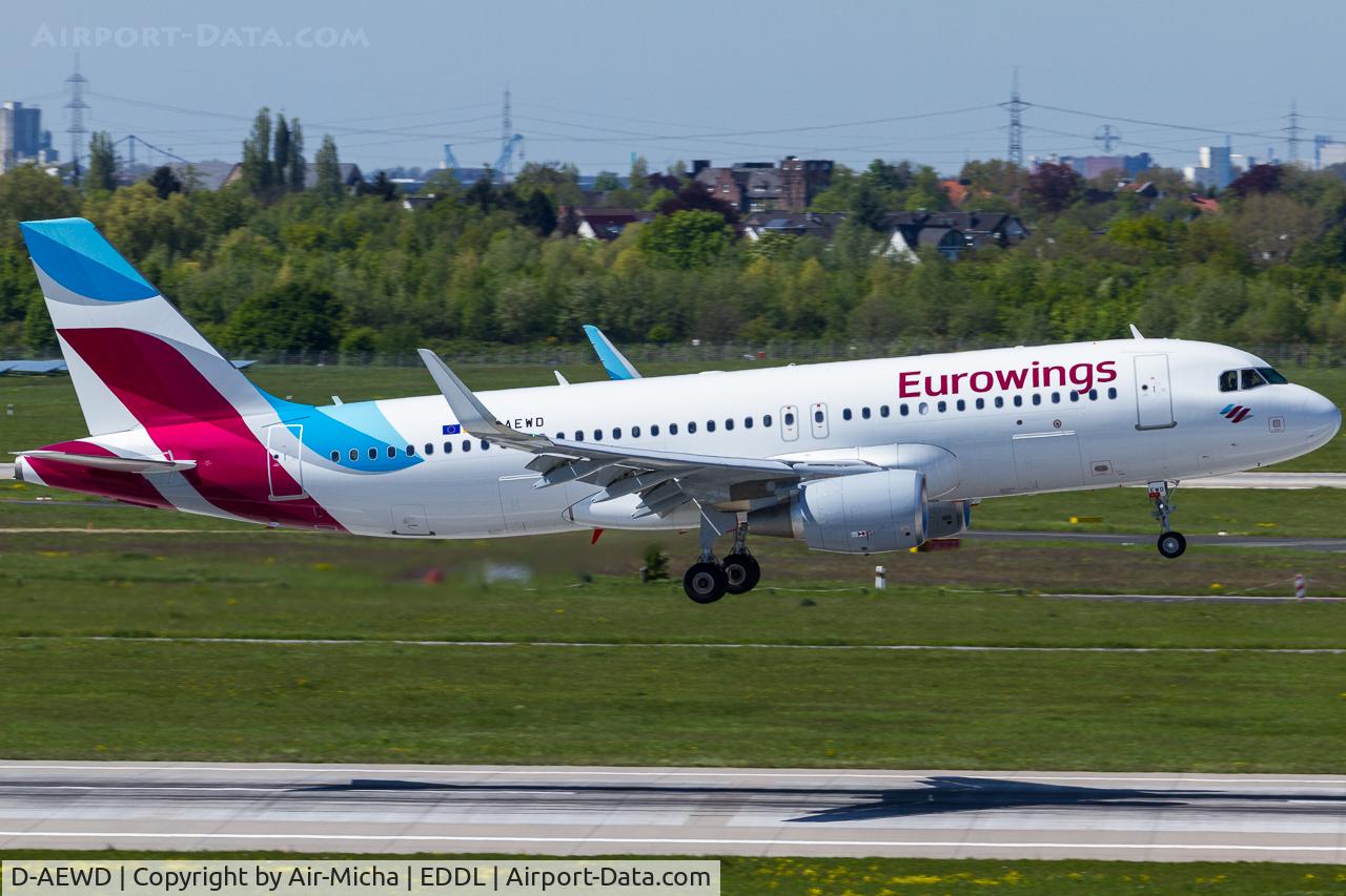 D-AEWD, 2016 Airbus A320-214 C/N 7019, Eurowings