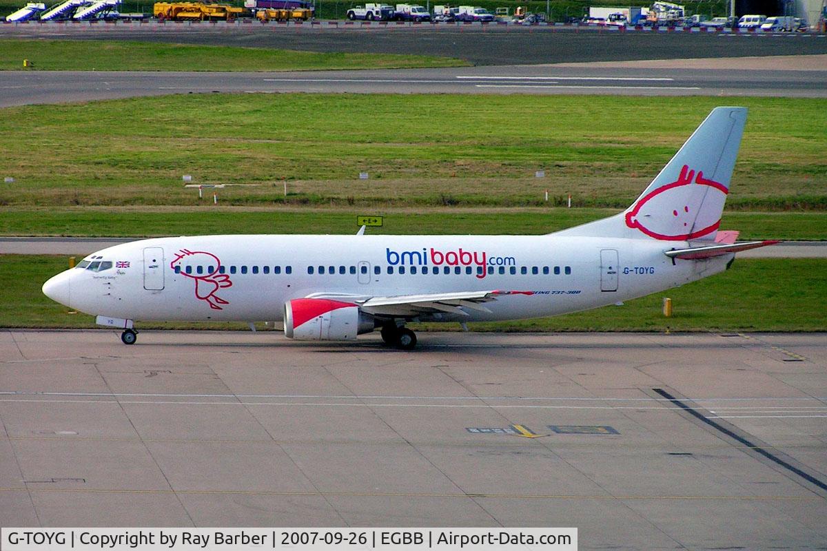G-TOYG, 1998 Boeing 737-36N C/N 28872, Boeing 737-36N [28872] (bmiBaby) Birmingham Int'l~G 26/09/2007