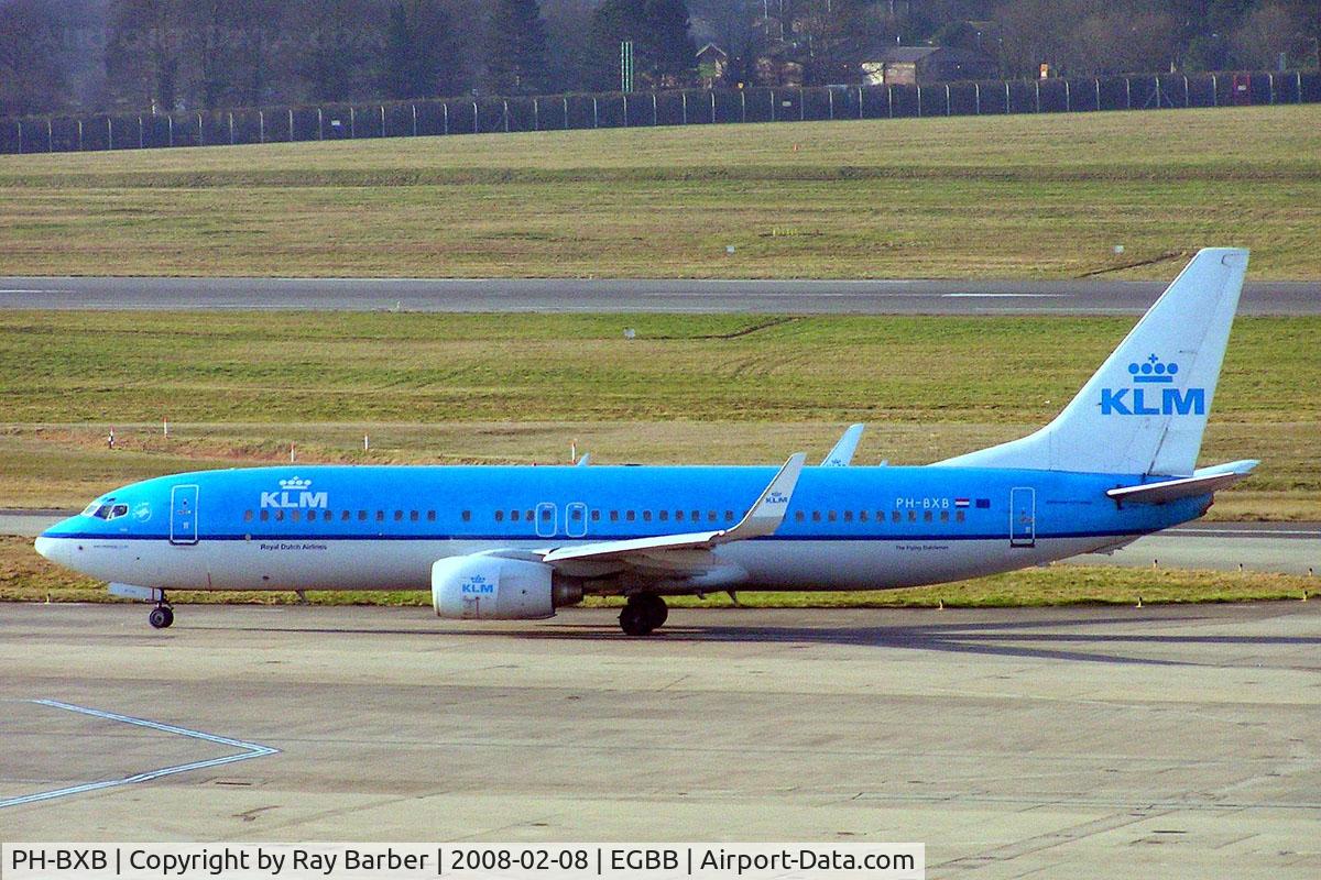 PH-BXB, 1999 Boeing 737-8K2 C/N 29132, Boeing 737-8K2 [29132] (KLM Royal Dutch Airlines) Birmingham Int'l~G 08/02/2008