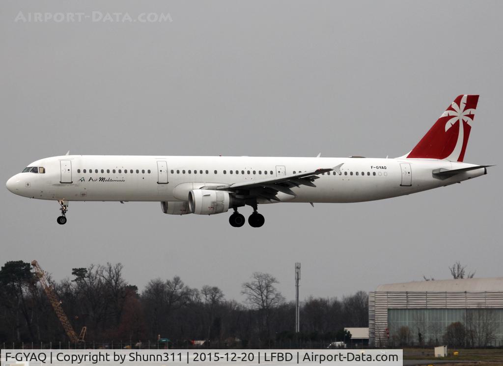 F-GYAQ, 1996 Airbus A321-211 C/N 827, Landing rwy 23