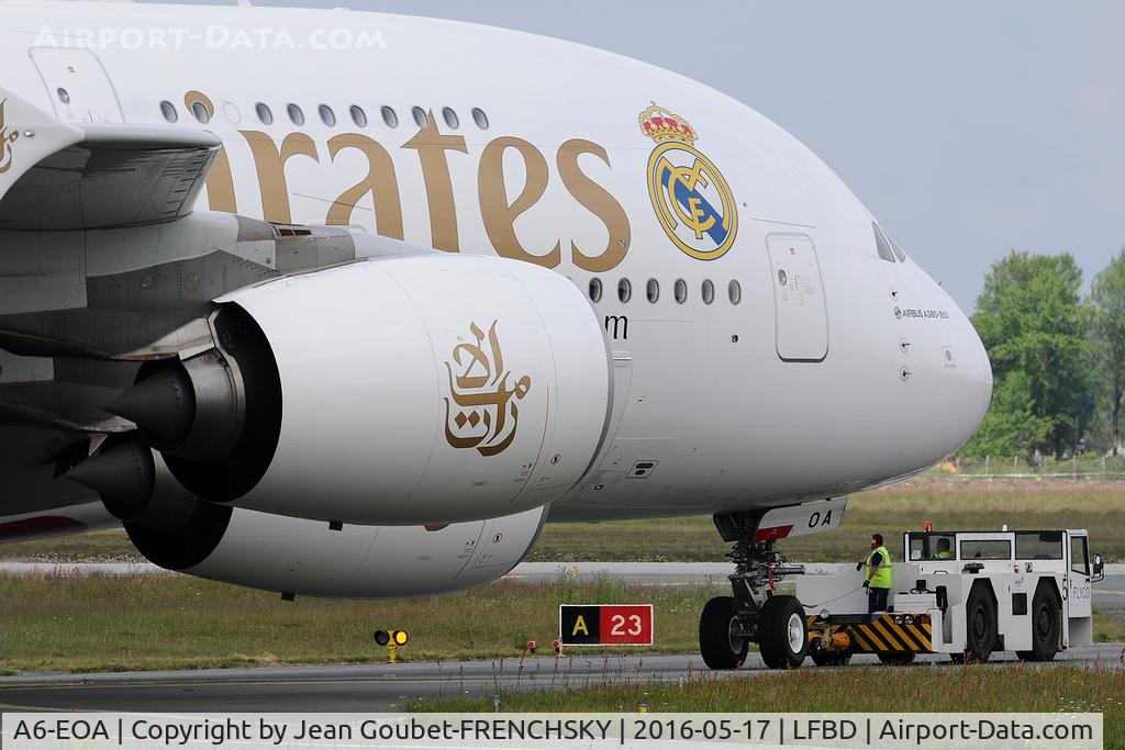 A6-EOA, 2014 Airbus A380-861 C/N 159, Emirates to Sabena Technics