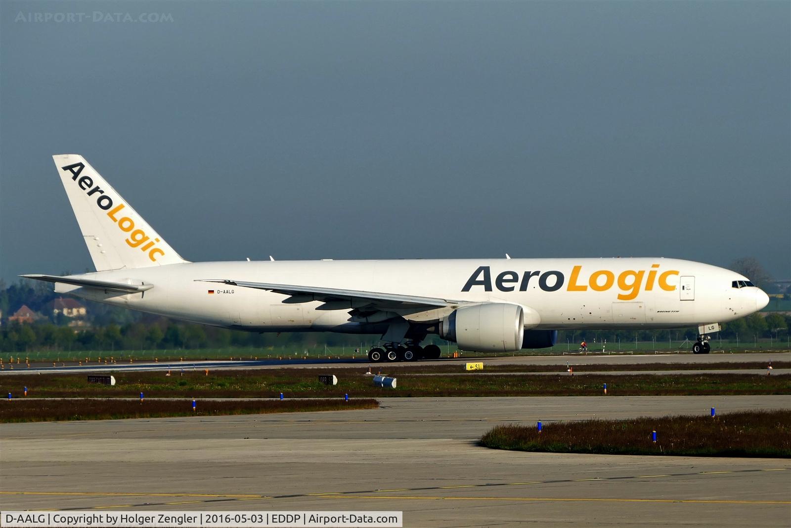 D-AALG, 2010 Boeing 777-FZN C/N 36199, AeroLogic´s Golf is waiting at holding point 08L.......