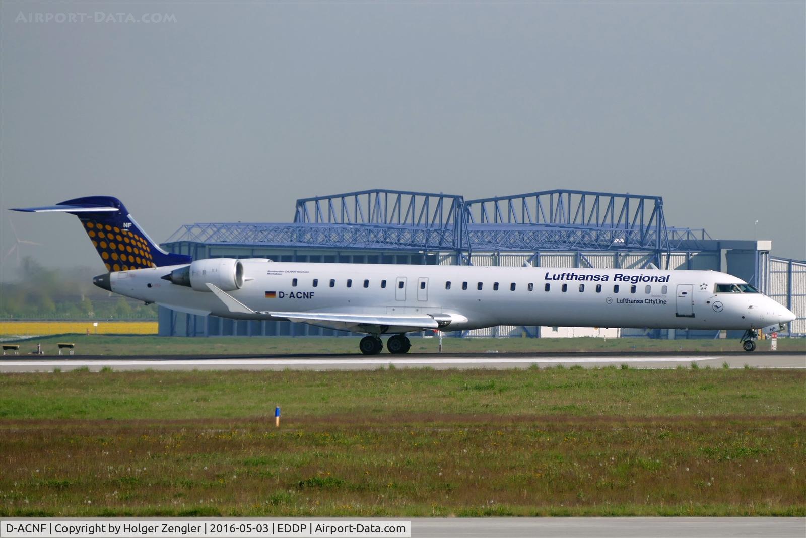 D-ACNF, 2009 Bombardier CRJ-900 (CL-600-2D24) C/N 15243, Morning shuttle to FRA on rwy 08R....