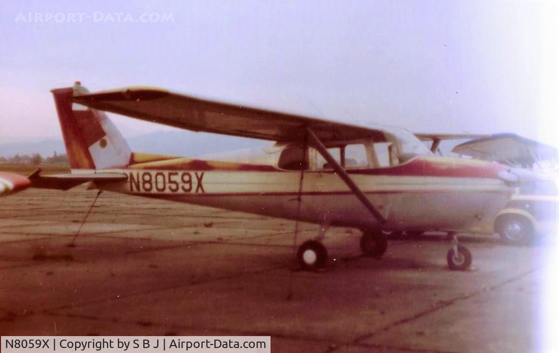 N8059X, 1961 Cessna 172B C/N 17248559, 59X on the day I purchased it in 1980. It had been sitting for several years at the now gone Santa Rosa Air Center in Calif. 59X was anxious to fly and we did-a lot!