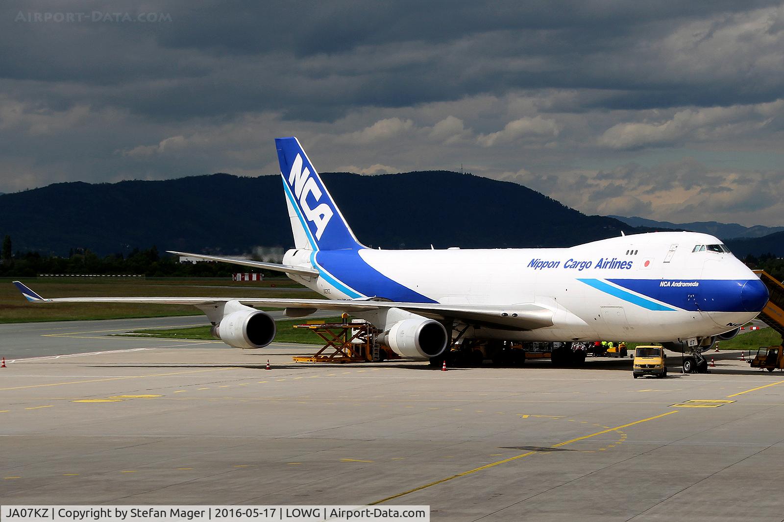 JA07KZ, 2008 Boeing 747-4KZF C/N 36134, Nippon Cargo B747-400F @GRZ