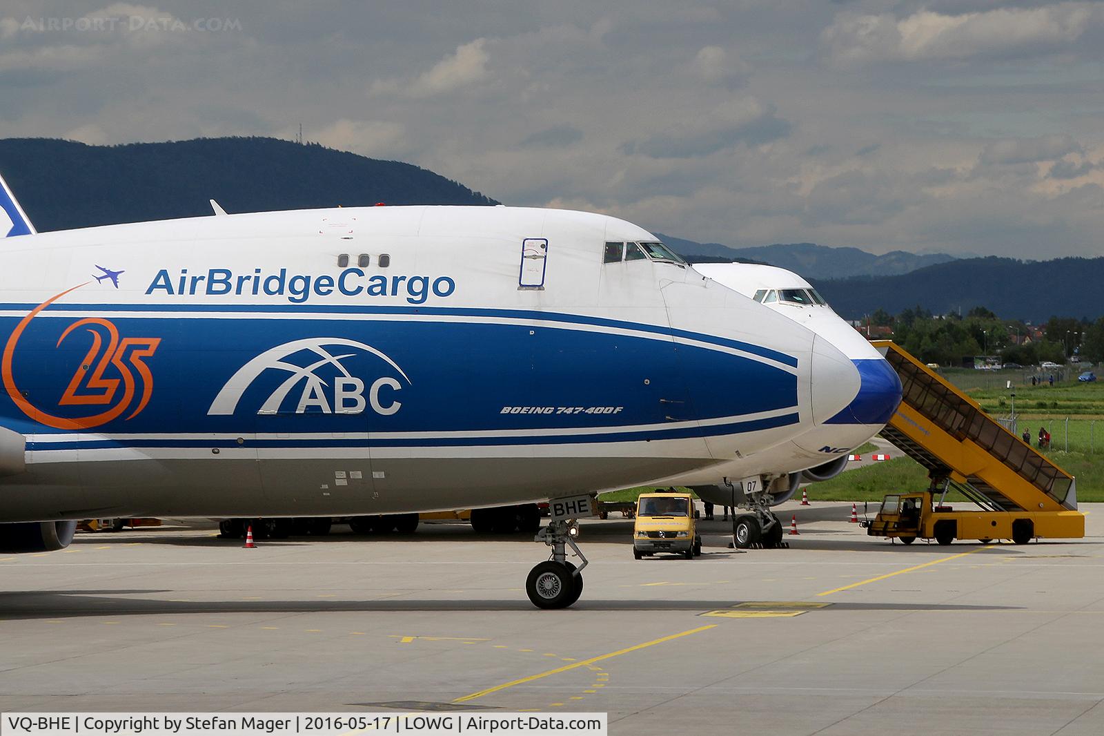 VQ-BHE, 2008 Boeing 747-4KZF (SCD) C/N 36784, Jumbo-Meeting @GRZ
Nippon Cargo B747-400F & Air Bridge Cargo B747-400F