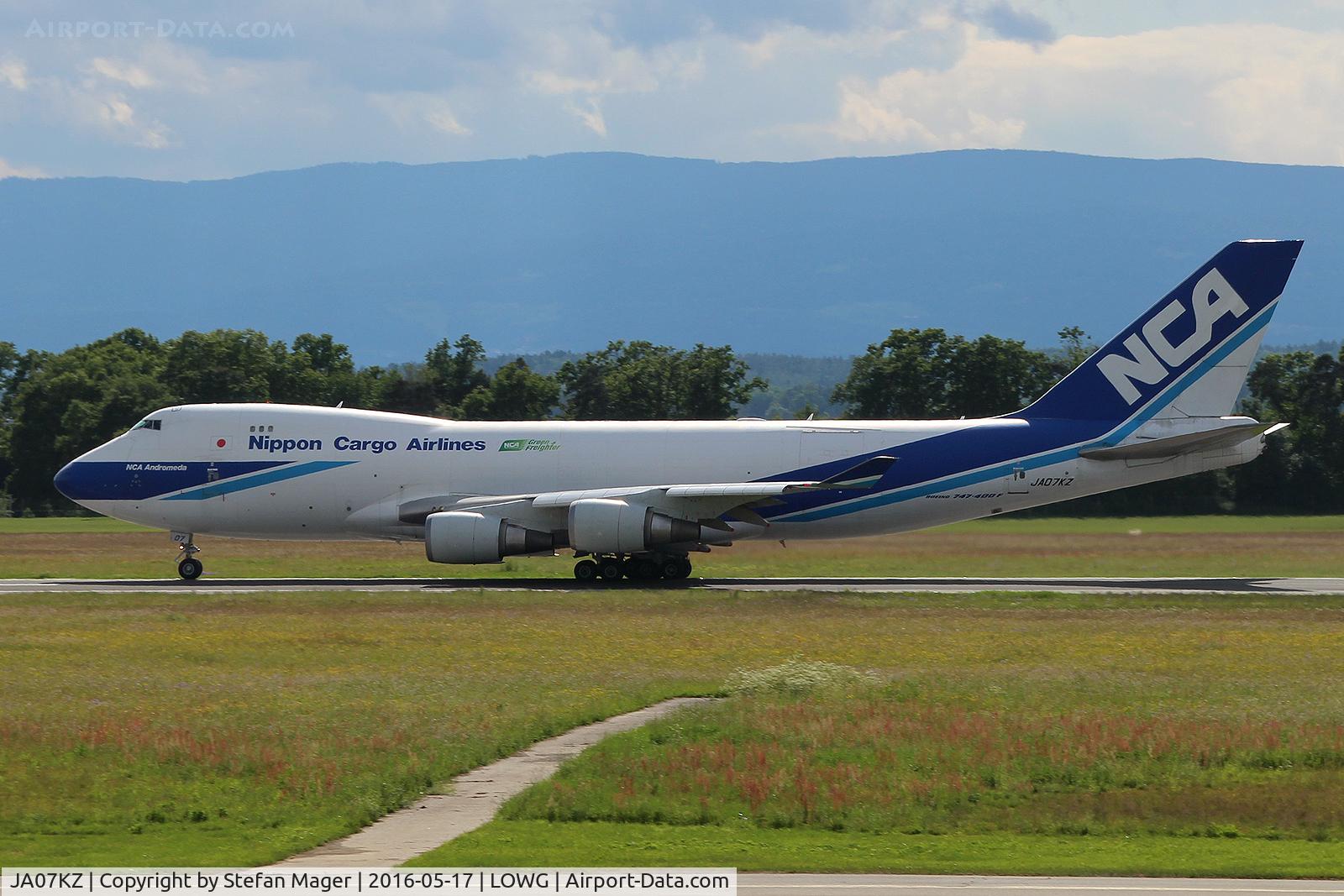 JA07KZ, 2008 Boeing 747-4KZF C/N 36134, Nippon Cargo B747-400F @GRZ