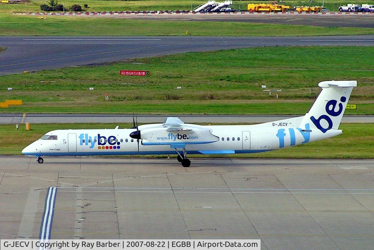 G-JECV, 2007 De Havilland Canada DHC-8-402Q Dash 8 C/N 4148, De Havilland Canada DHC-8Q-402 [4148] (Flybe) Birmingham Int'l~G 22/08/2007