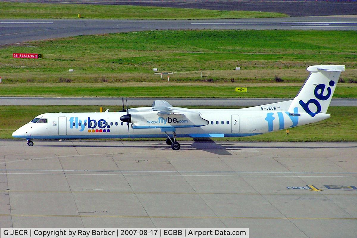 G-JECR, 2006 De Havilland Canada DHC-8-402Q Dash 8 C/N 4139, De Havilland Canada DHC-8Q-402 [4139] (Flybe) Birmingham Int'l~G 17/08/2007