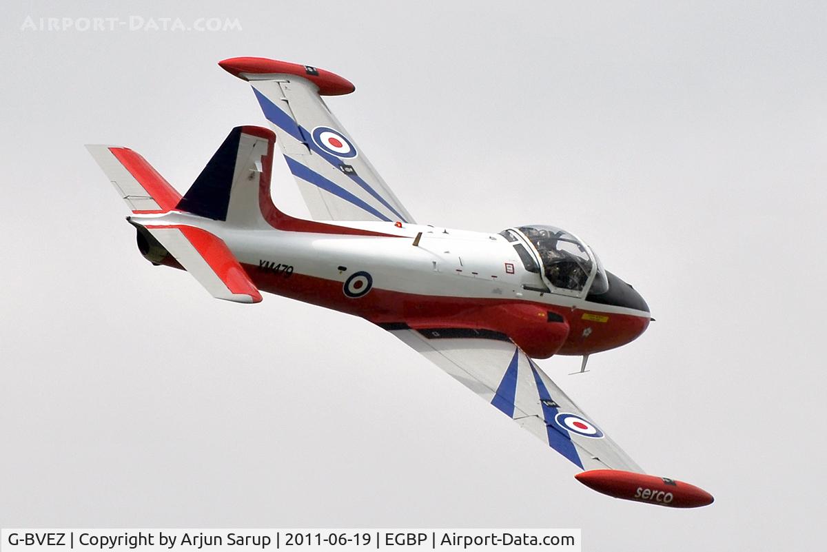 G-BVEZ, 1960 Hunting P-84 Jet Provost T.3A C/N PAC/W/9287, Displaying at Kemble.