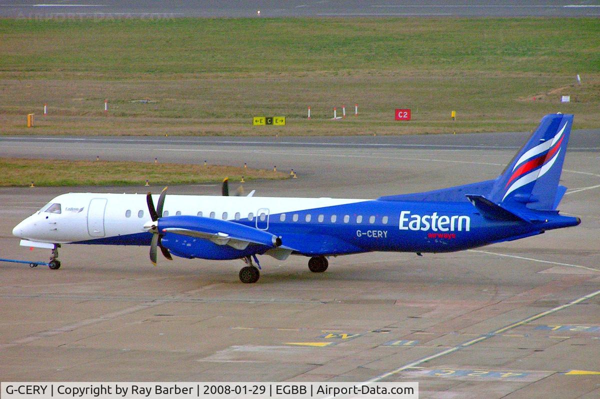 G-CERY, 1994 Saab 2000 C/N 2000-008, SAAB 2000 [008] (Eastern Airways) Birmingham Int'l~G 29/01/2008