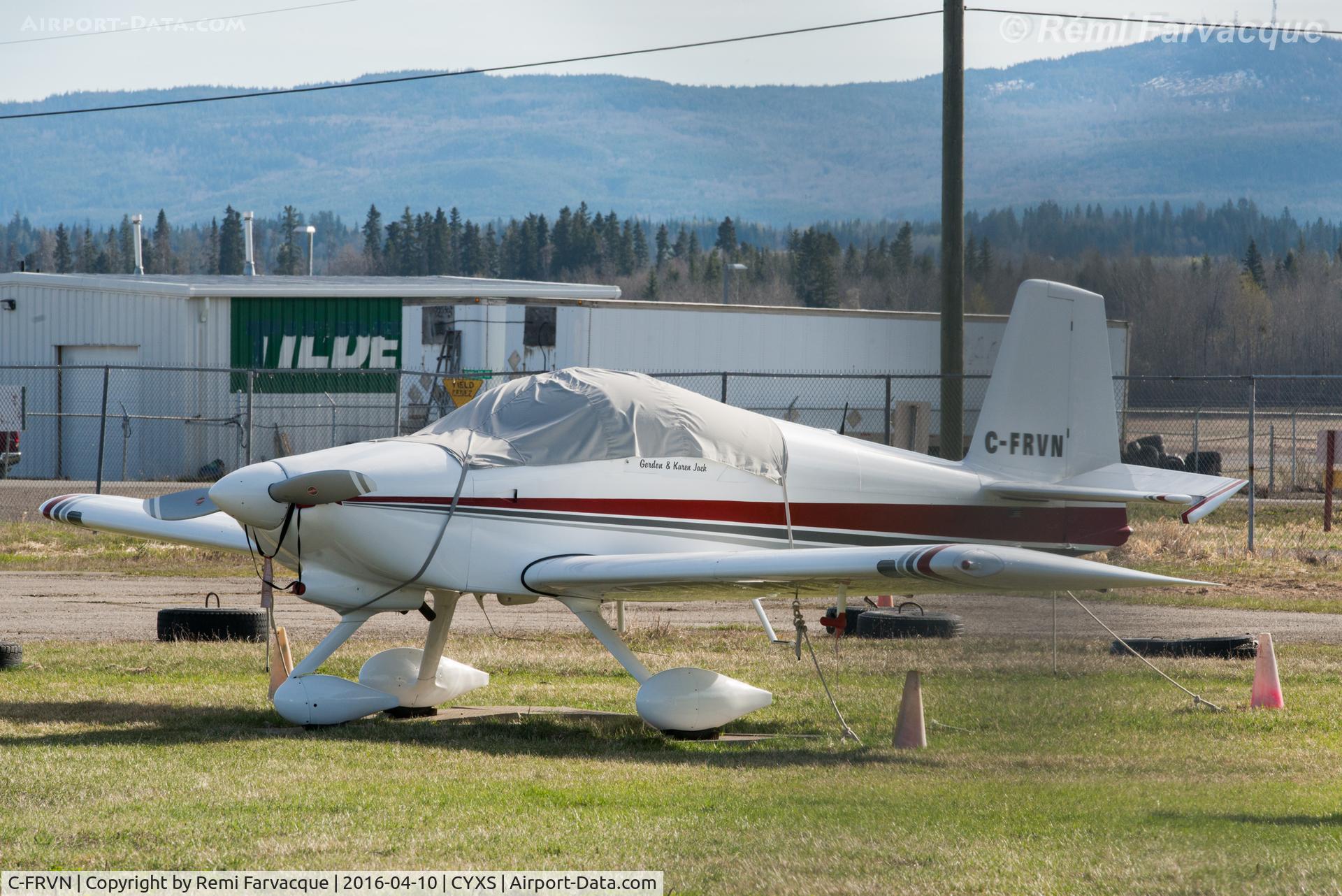 C-FRVN, 2008 Vans RV-7A C/N 70011, Parked south of main terminal