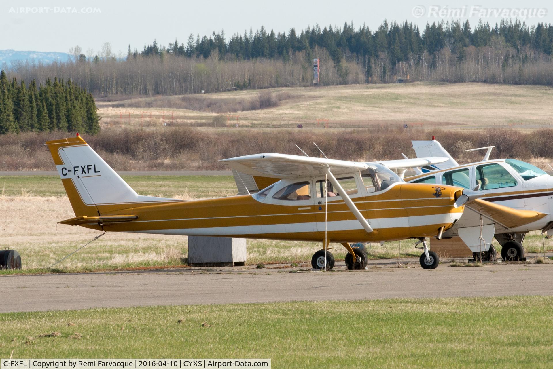 C-FXFL, 1968 Cessna 172I C/N 17257017, Parked at south end of airport