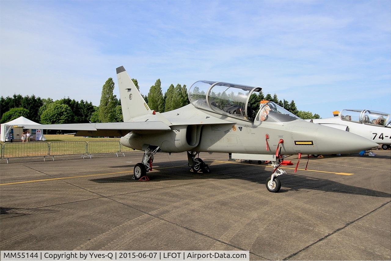 MM55144, Alenia Aermacchi T-346A Master C/N Not found MM55144, Italian Air Force Alenia Aermacchi T-346A, Static display, Tours-St Symphorien Air Base 705 (LFOT-TUF) Open day 2015