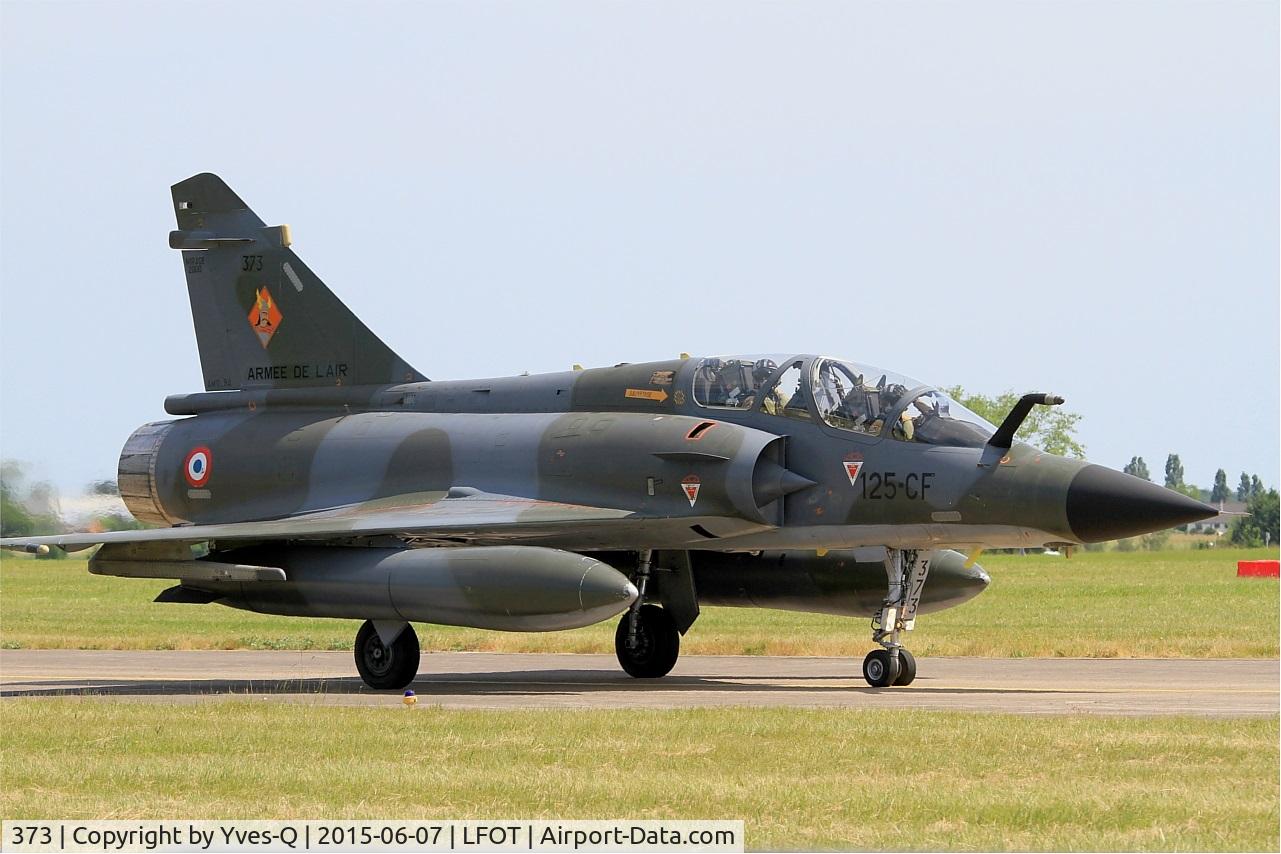 373, Dassault Mirage 2000N C/N 388, Dassault Mirage 2000N (125-CF), Taxiing to parking area, Tours-St Symphorien Air Base 705 (LFOT-TUF) Open day 2015