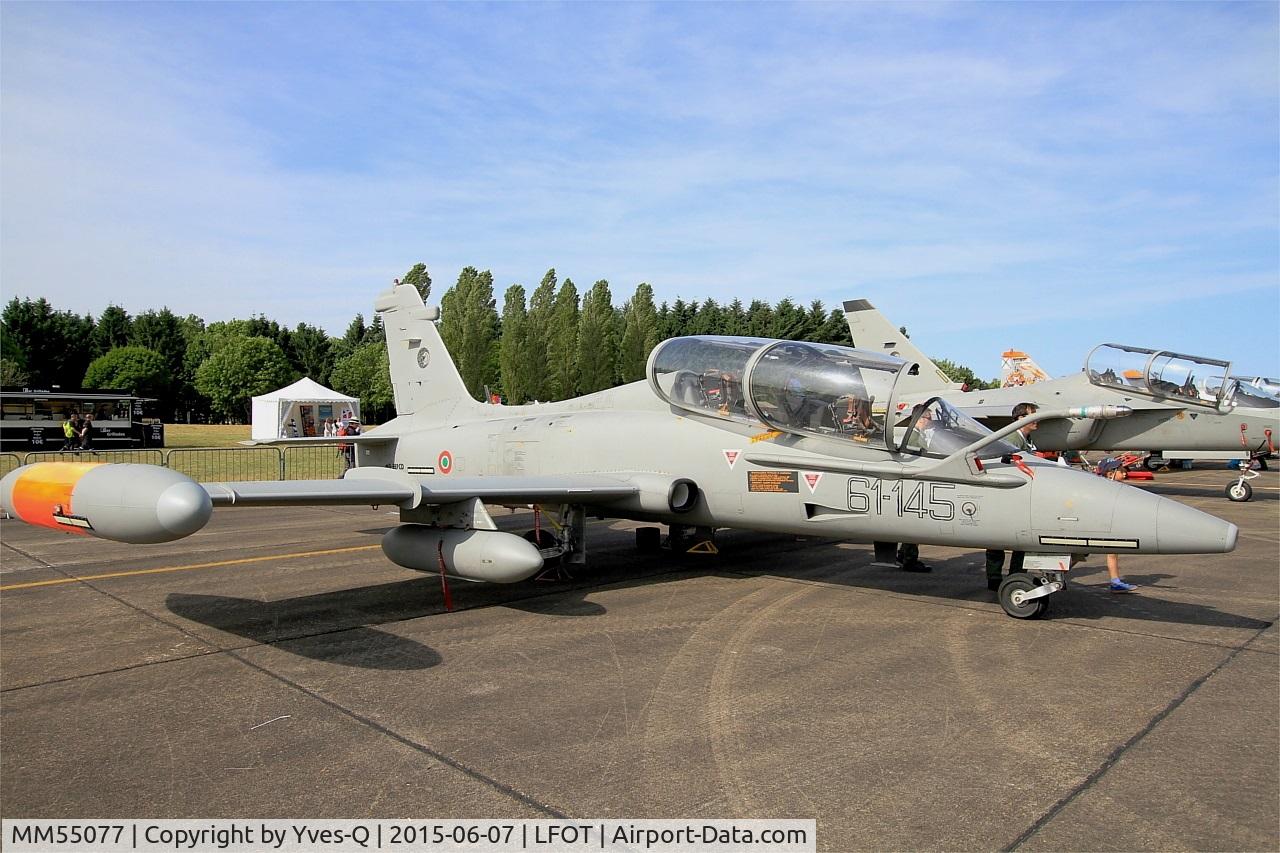 MM55077, Aermacchi MB-339CD C/N 213/CD016, Italian Air Force Aermacchi MB-339CD, Static display, Tours-St Symphorien Air Base 705 (LFOT-TUF) Open day 2015