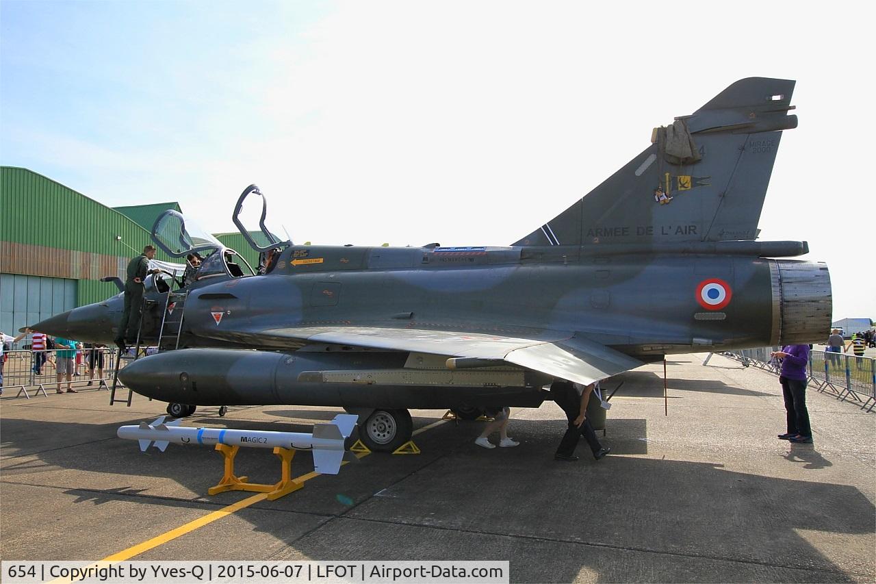 654, Dassault Mirage 2000D C/N 654, Dassault Mirage 2000D, Static display, Tours-St Symphorien Air Base 705 (LFOT-TUF) Open day 2015