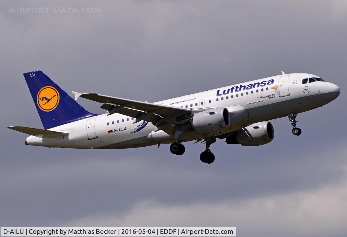 D-AILU, 1997 Airbus A319-114 C/N 744, D-AILU
