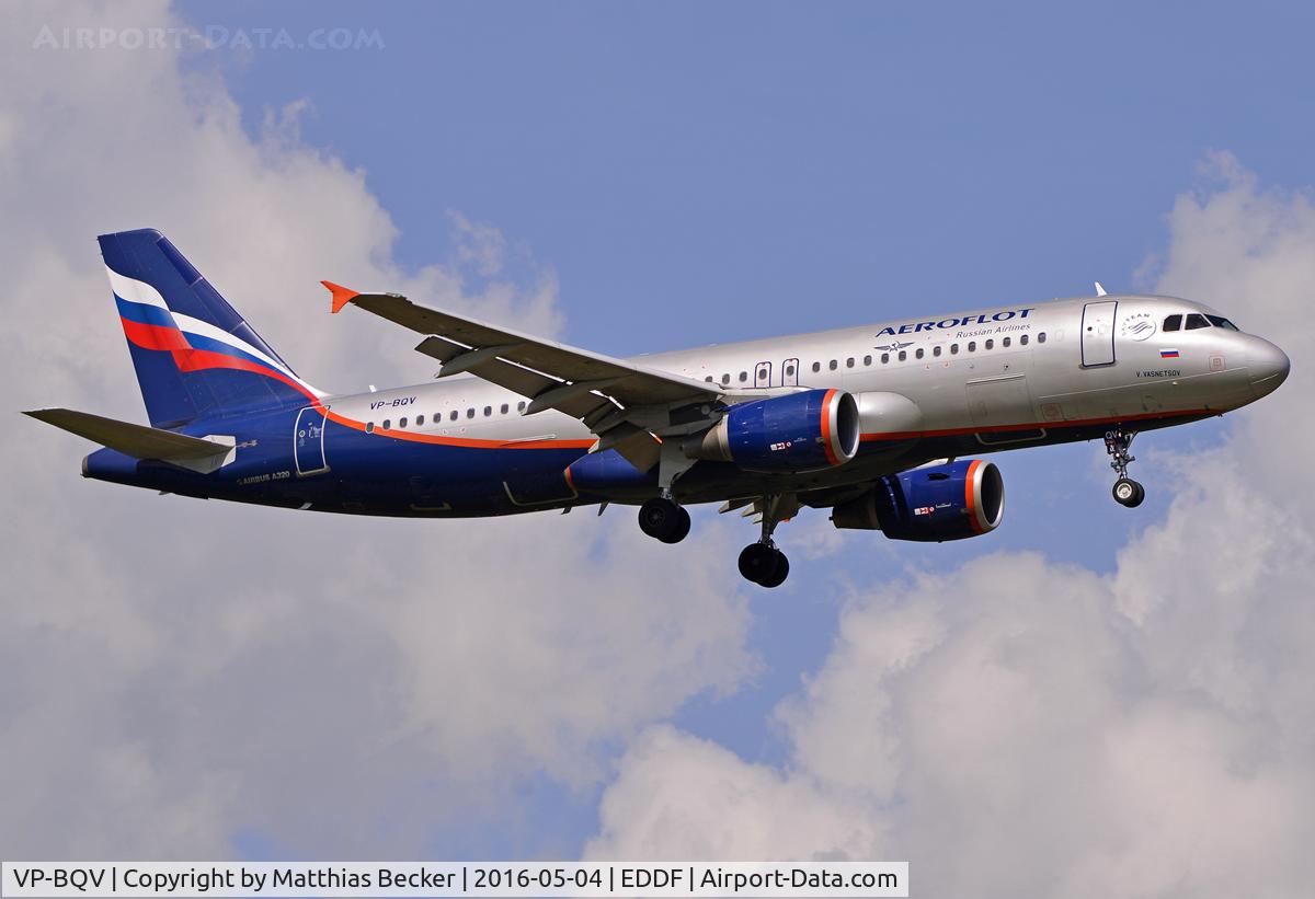 VP-BQV, 2006 Airbus A320-214 C/N 2920, VP-BQV
