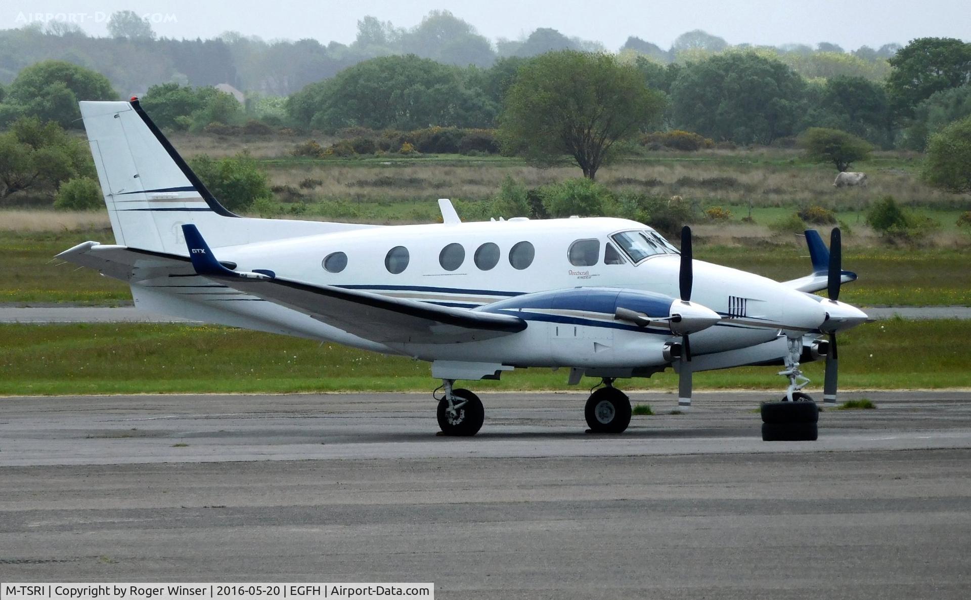 M-TSRI, Hawker Beechcraft C90GTI King Air C/N LJ-2033, Visiting King Air.