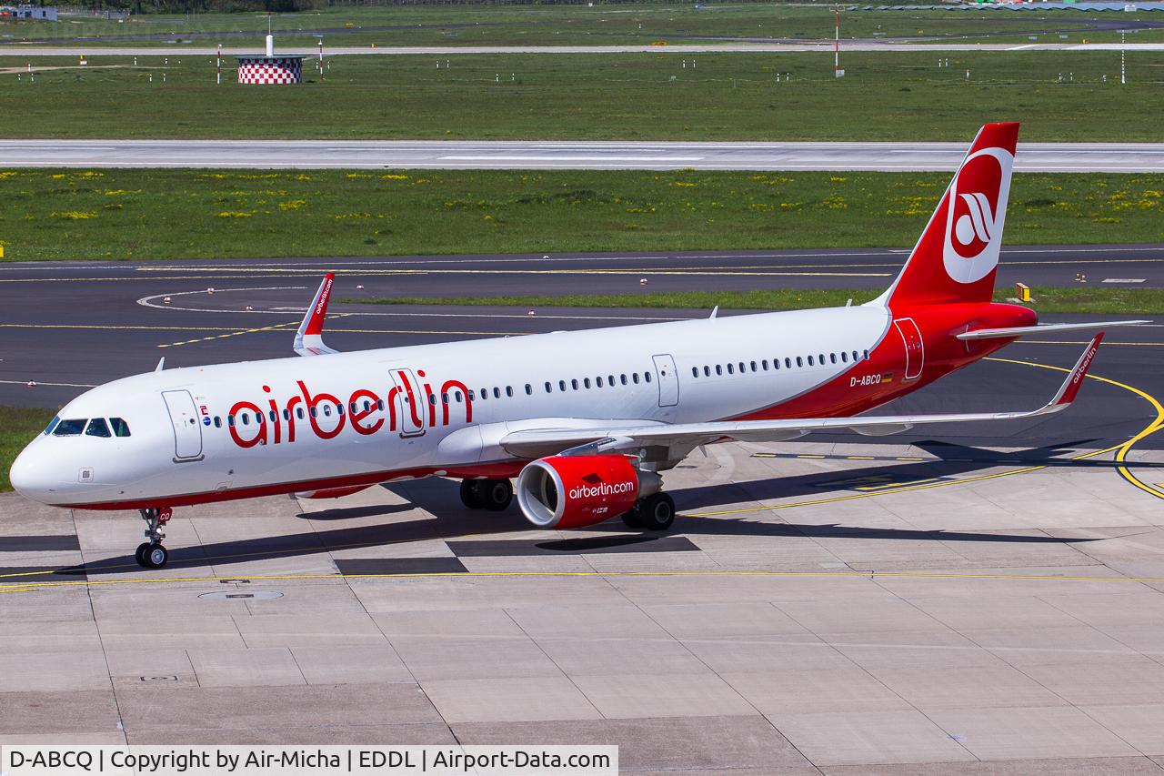 D-ABCQ, 2015 Airbus A321-211 C/N 6639, Air Berlin