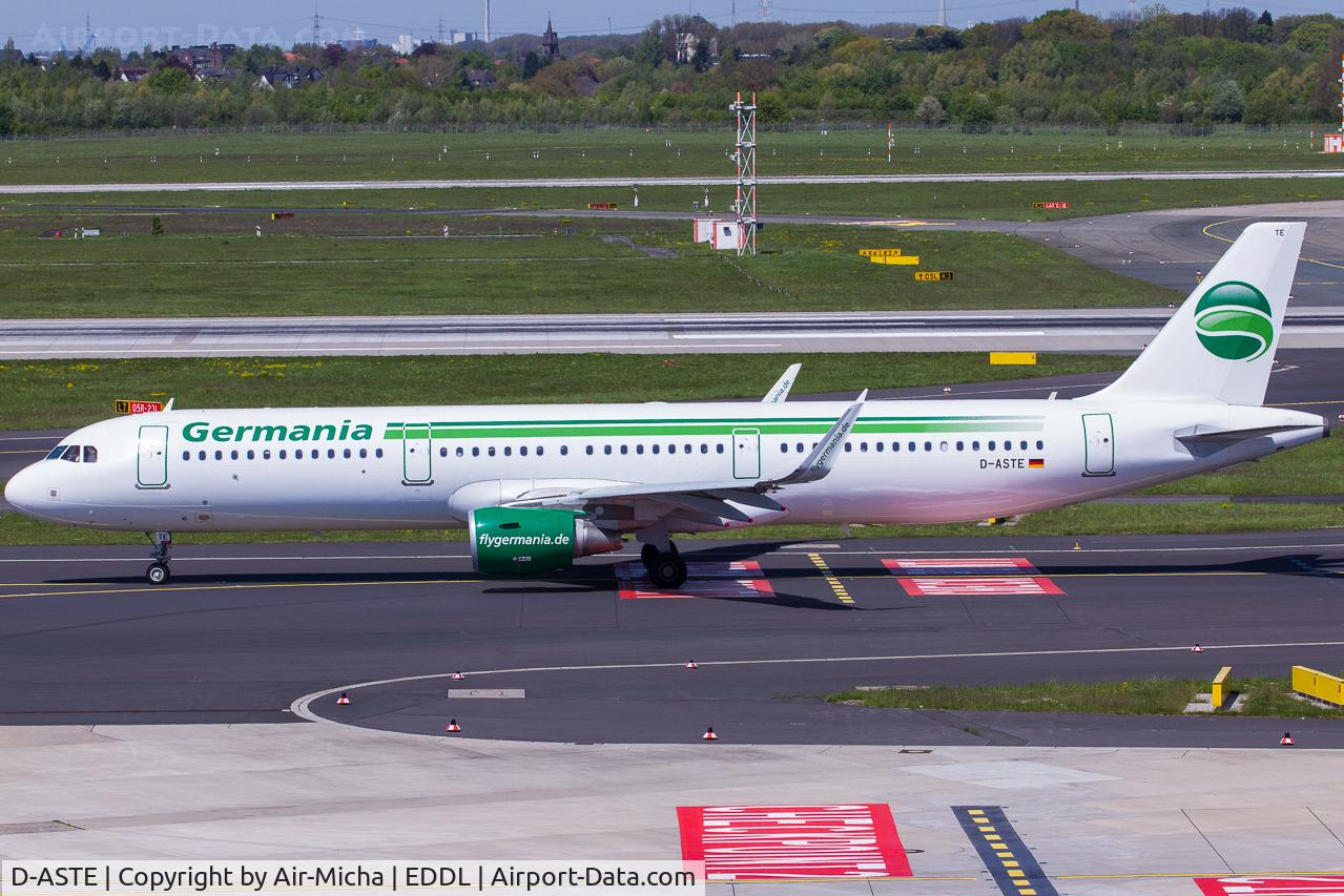 D-ASTE, 2014 Airbus A321-211 C/N 6005, Germania