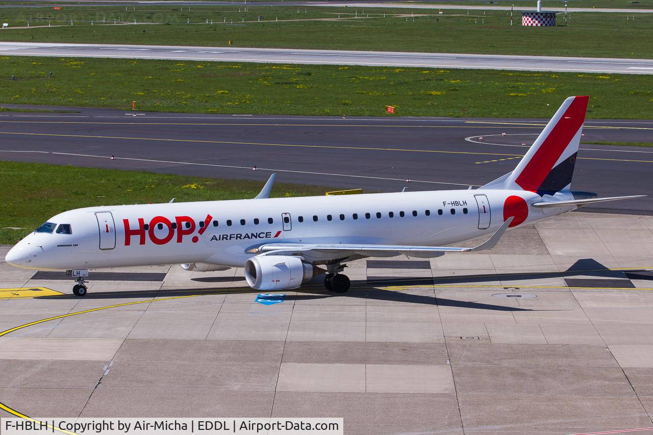 F-HBLH, 2009 Embraer 190LR (ERJ-190-100LR) C/N 19000266, HOP !