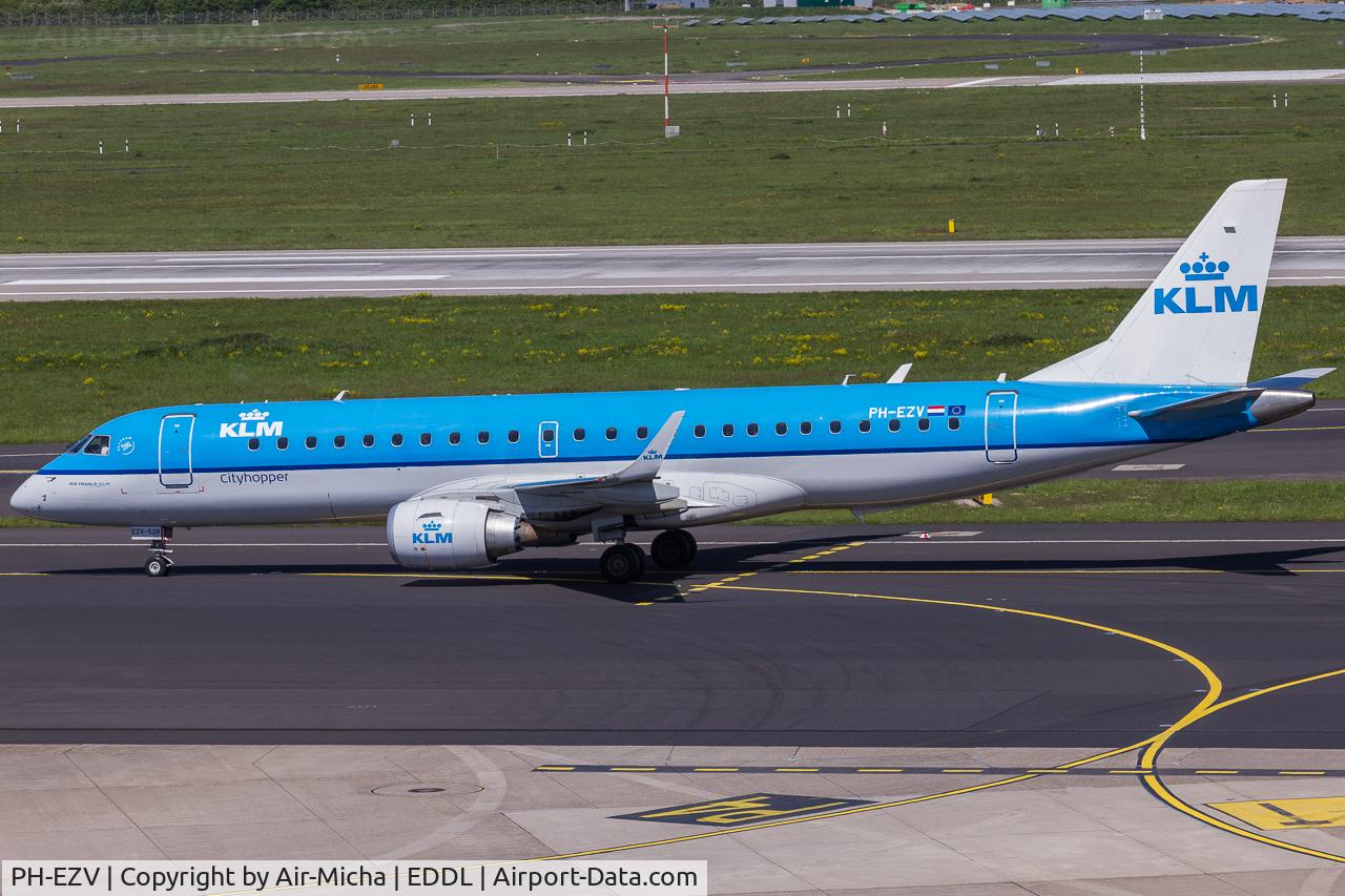 PH-EZV, 2012 Embraer 190LR (ERJ-190-100LR) C/N 19000528, KLM Cityhopper