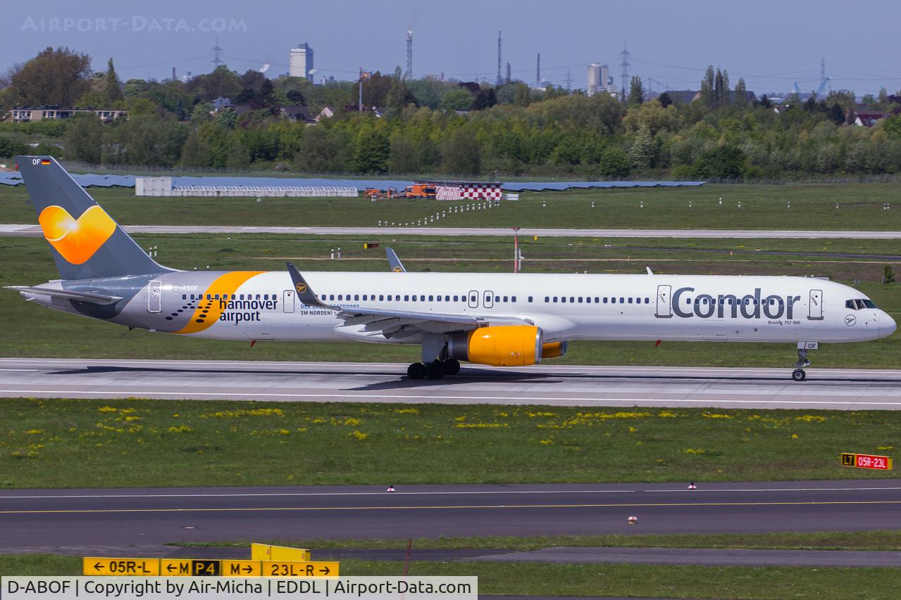 D-ABOF, 1999 Boeing 757-330 C/N 29013, Condor