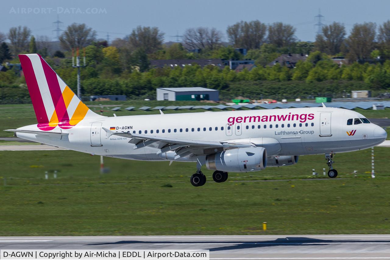 D-AGWN, 2009 Airbus A319-132 C/N 3841, Germanwings