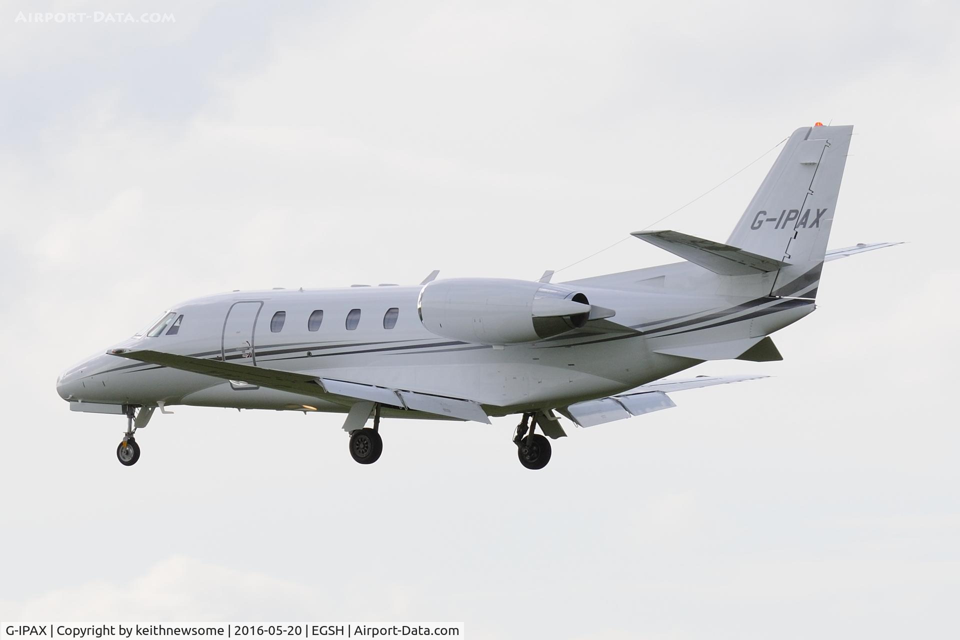 G-IPAX, 2002 Cessna 560XL Citation Excel C/N 560-5228, Nice return visitor.
