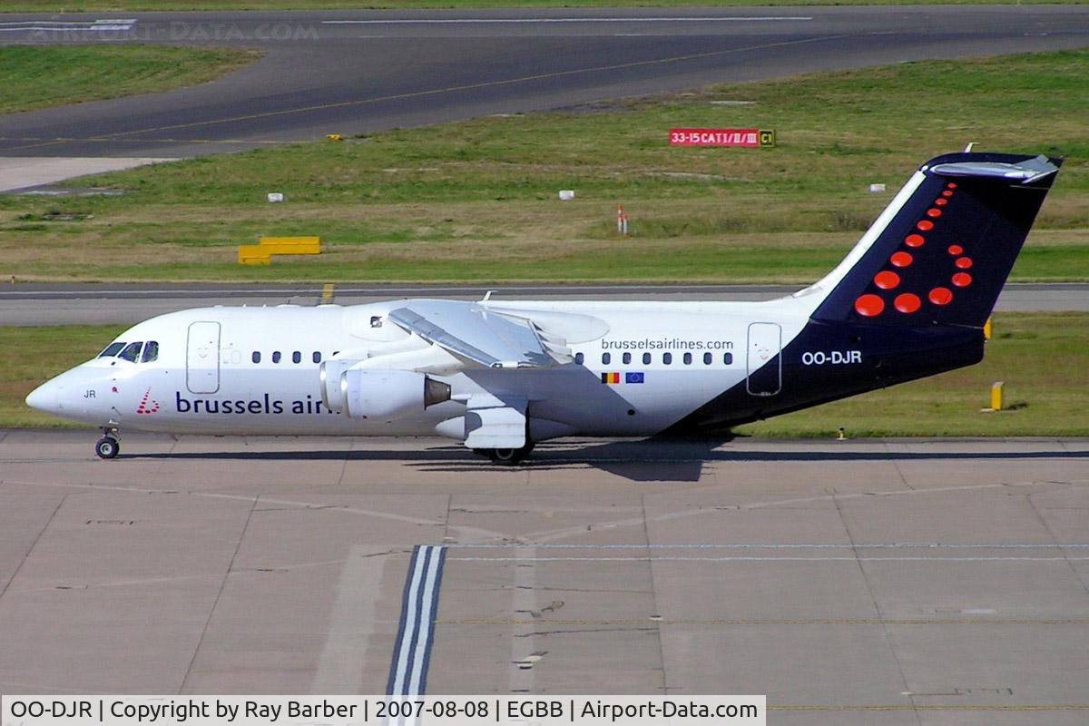 OO-DJR, 1996 British Aerospace Avro 146-RJ85 C/N E.2290, BAe 146-RJ85 [E2290] (Brussels Airlines) Birmingham Int'l~G 08/08/2007