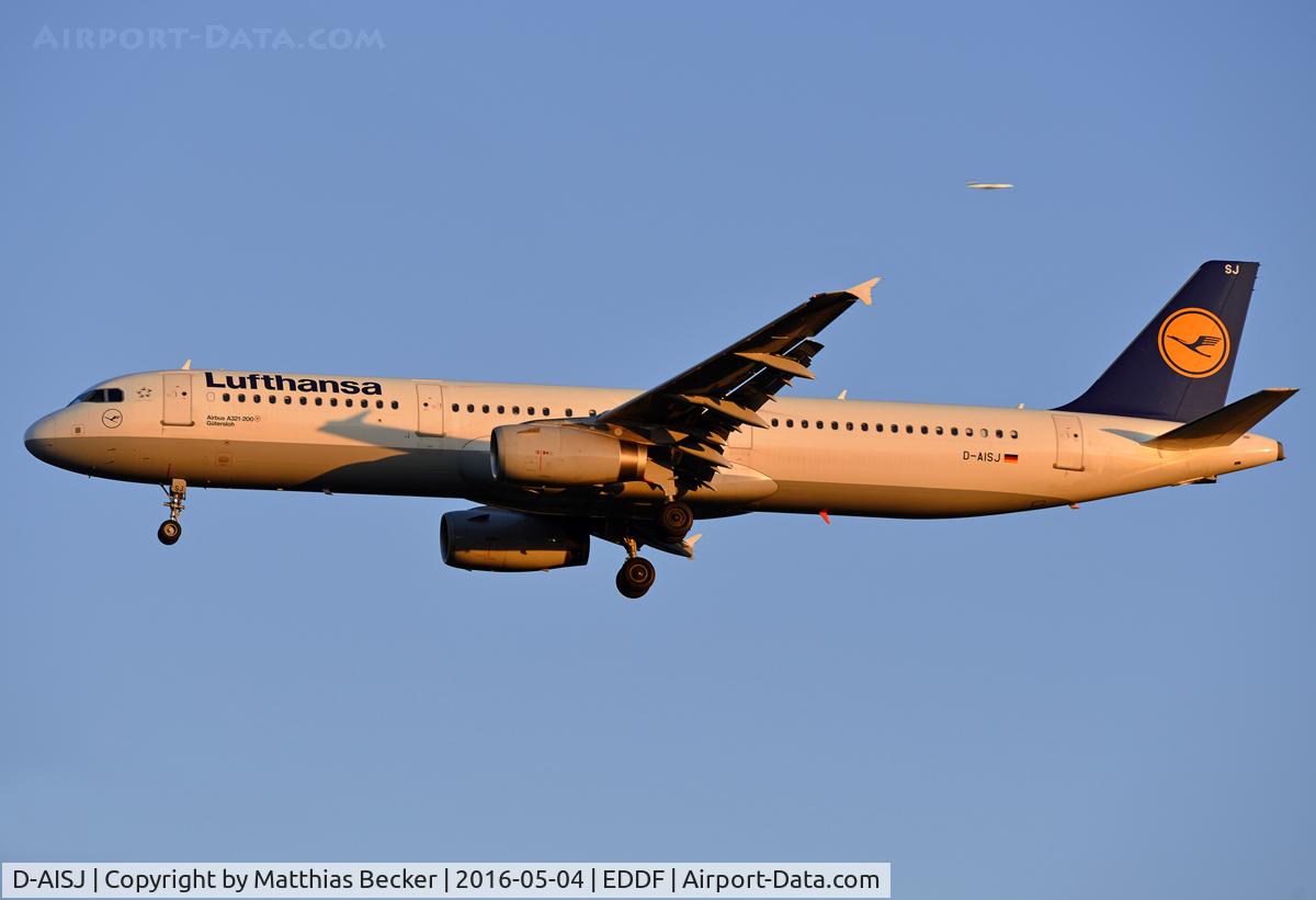 D-AISJ, 2008 Airbus A321-231 C/N 3360, d-AISJ