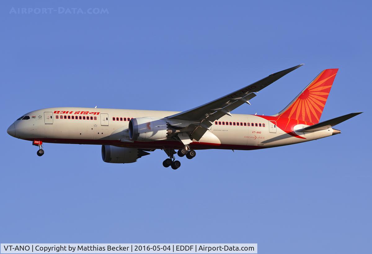 VT-ANO, 2013 Boeing 787-8 Dreamliner C/N 36286, VT-ANO