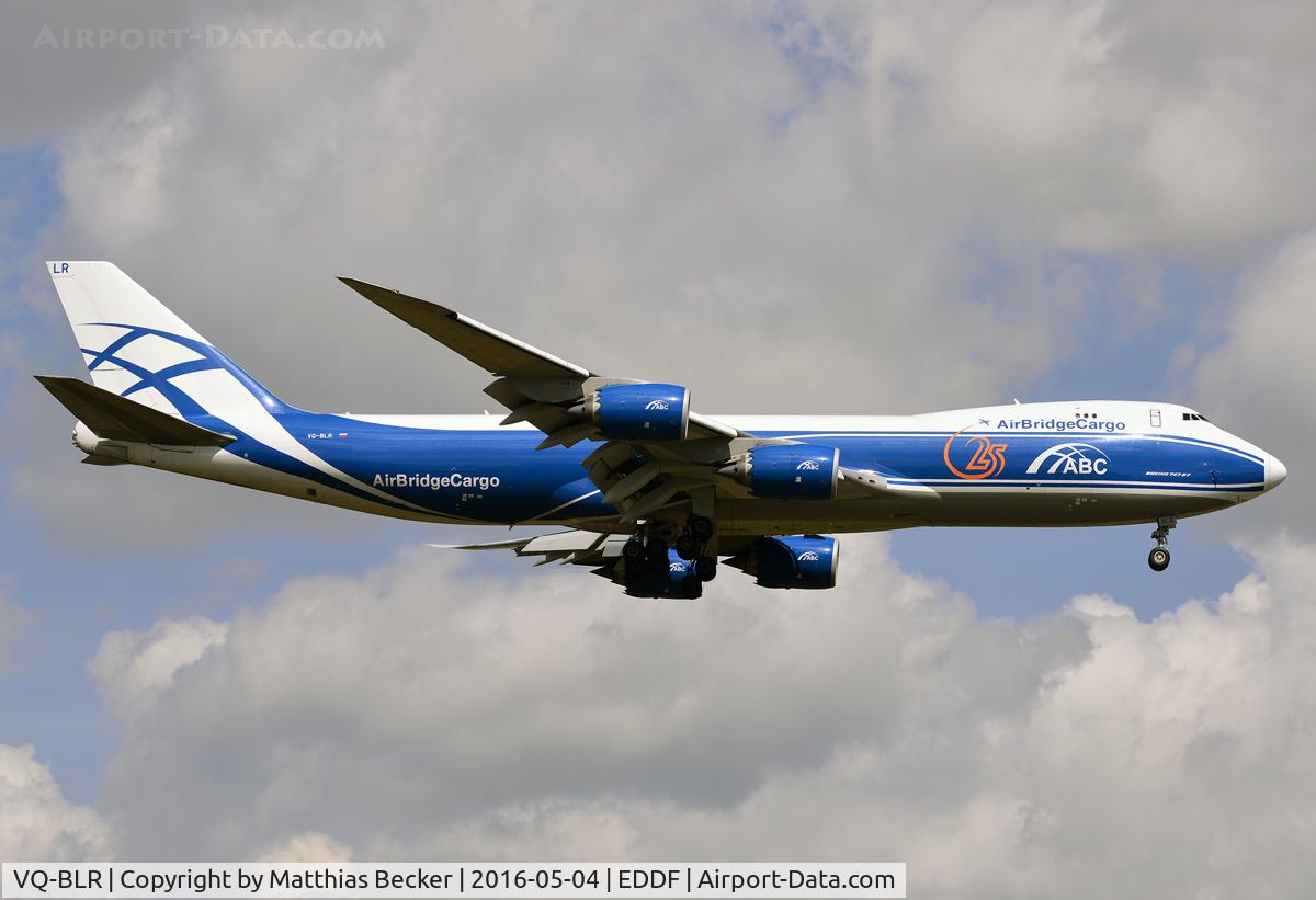 VQ-BLR, 2012 Boeing 747-8HVF C/N 37668, VQ-BLR