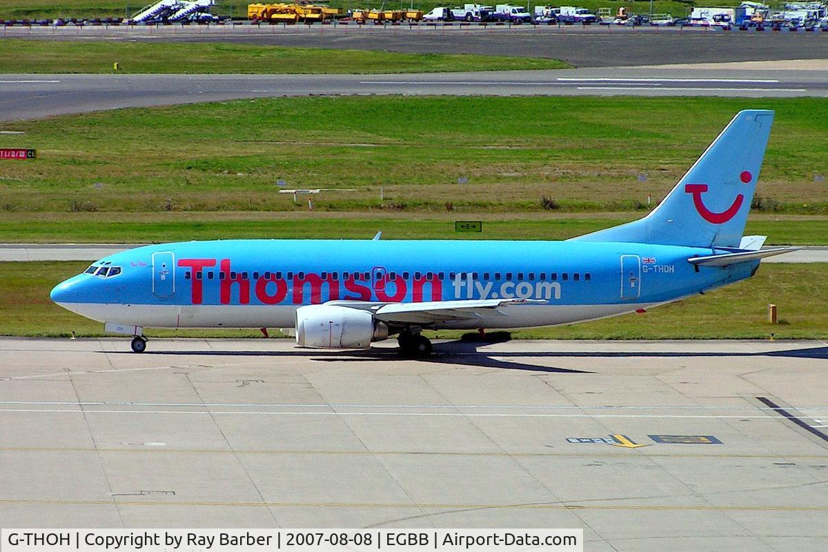 G-THOH, 1997 Boeing 737-31S C/N 29058, Boeing 737-31S [29058] (ThomsonFly) Birmingham Int'l~G 08/08/2007