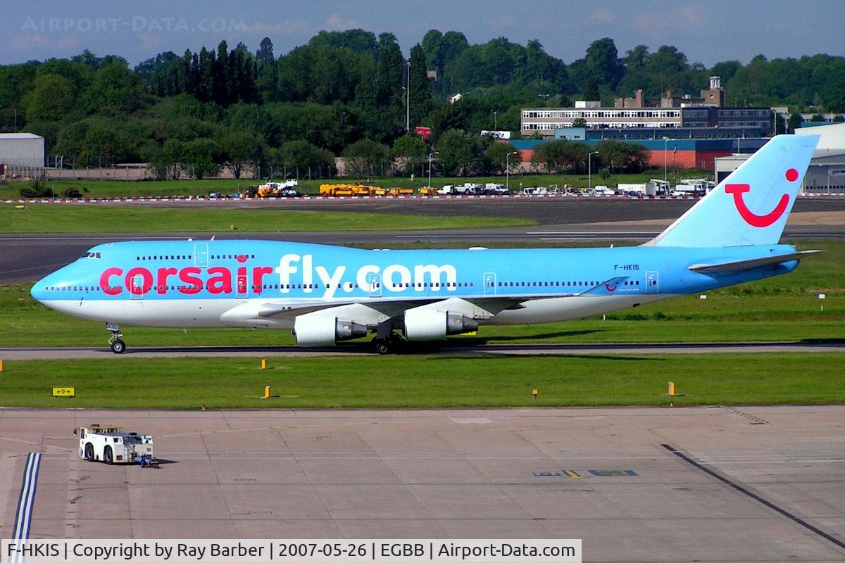F-HKIS, 1992 Boeing 747-422 C/N 25380, Boeing 747-422 [25380] (Corsair International) Birmingham Int'l~G 26/05/2007