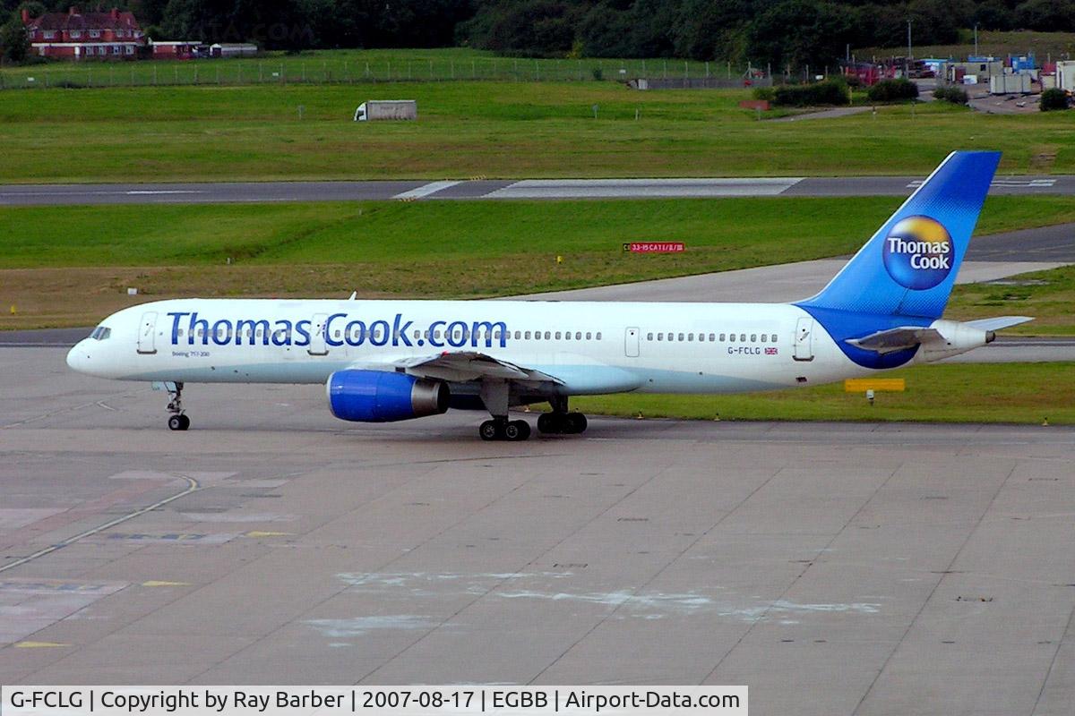 G-FCLG, 1988 Boeing 757-28A C/N 24367, Boeing 757-28A [24367] (Thomas Cook Airlines) Birmingham Int'l~G 17/08/2007