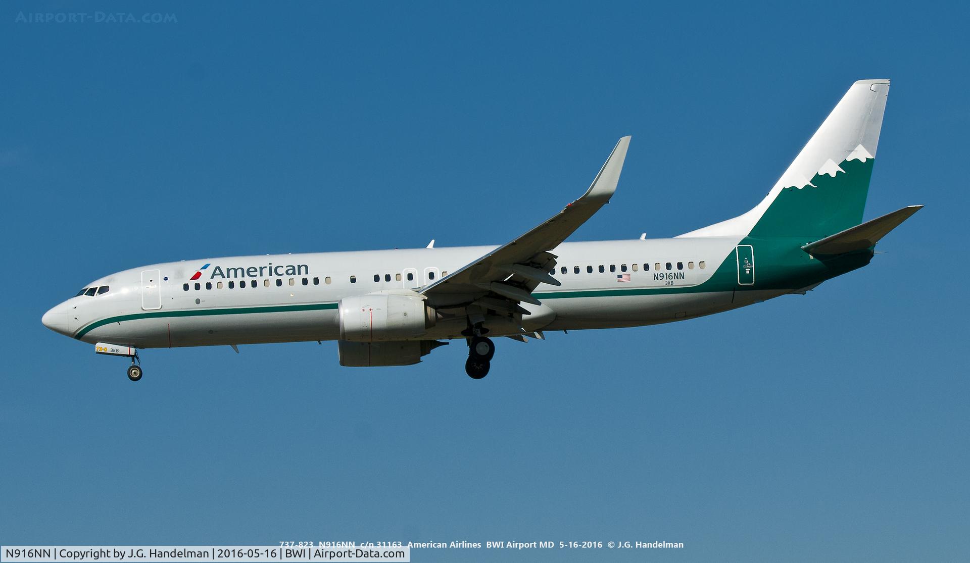 N916NN, 2012 Boeing 737-823 C/N 31163, Retro Reno Air.