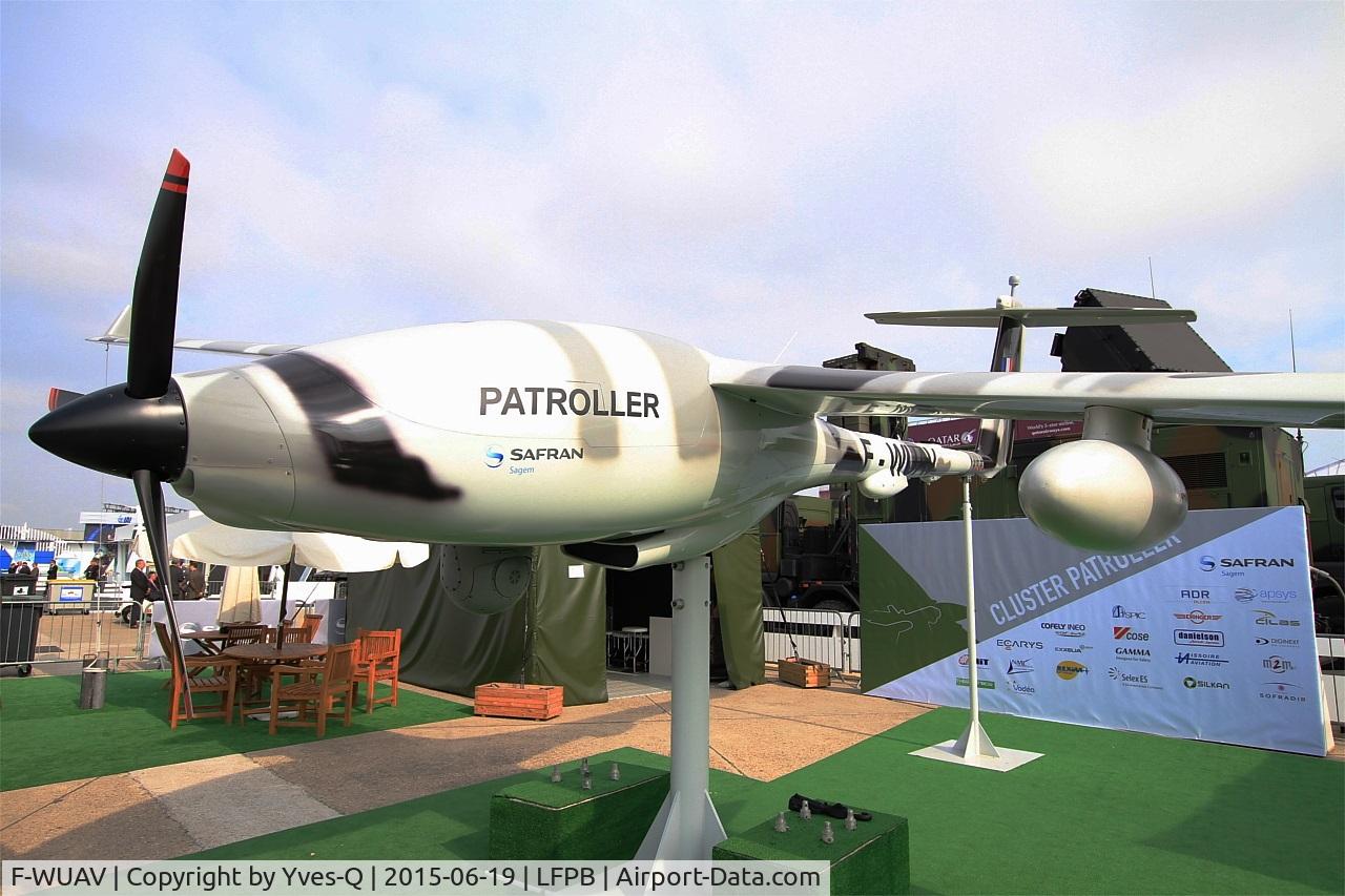 F-WUAV, 2009 Sagem S15 UAV Patroller V1 C/N 005, Sagem S15 UAV Patroller V1, Displayed at Paris-Le Bourget airport (LFPB-LBG) Air show 2015