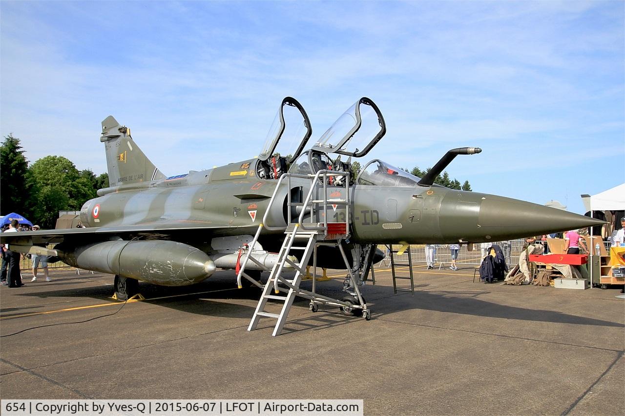 654, Dassault Mirage 2000D C/N 654, Dassault Mirage 2000D, Static display, Tours-St Symphorien Air Base 705 (LFOT-TUF) Open day 2015