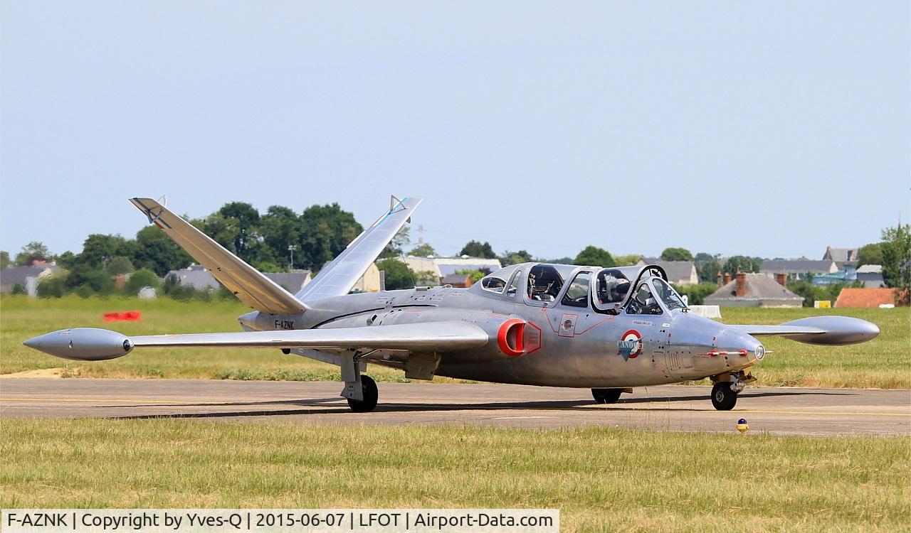 F-AZNK, Fouga CM-170 Magister C/N 217, Fouga CM-170 Magister, On display, Tours-St Symphorien Air Base 705 (LFOT-TUF) Open day 2015