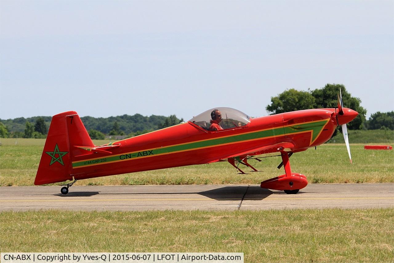 CN-ABX, Mudry CAP-232 C/N 46, Royal Moroccan Air Force Mudry CAP-232, N° 7 of Aerobatic Team Marche Verte 2015, Tours-St Symphorien Air Base 705 (LFOT-TUF) Open day 2015