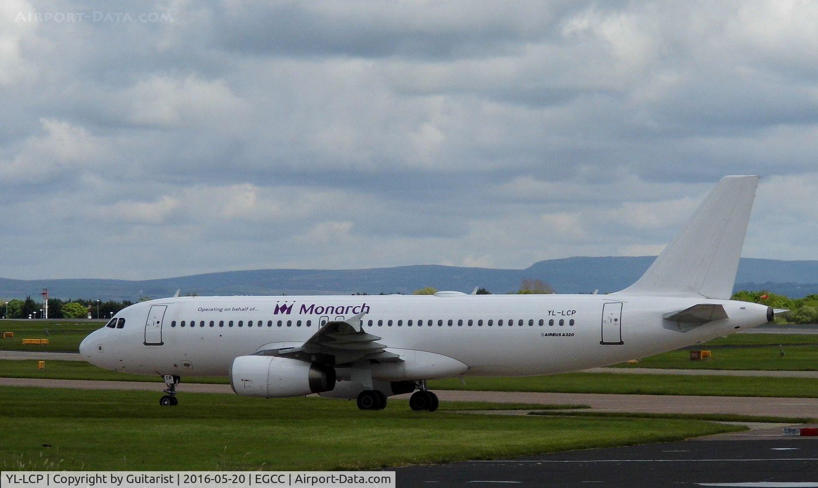 YL-LCP, 2008 Airbus A320-232 C/N 1823, At Manchester
