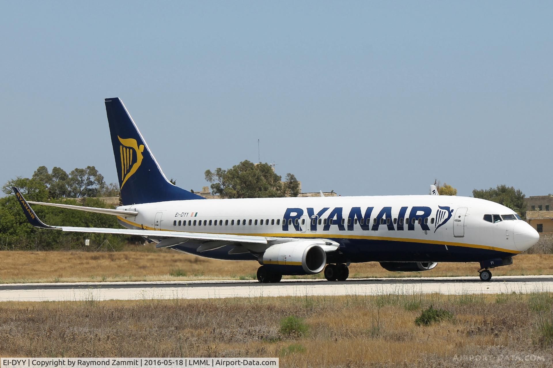 EI-DYY, 2008 Boeing 737-8AS C/N 37521, B737-800 EI-DYY Ryanair