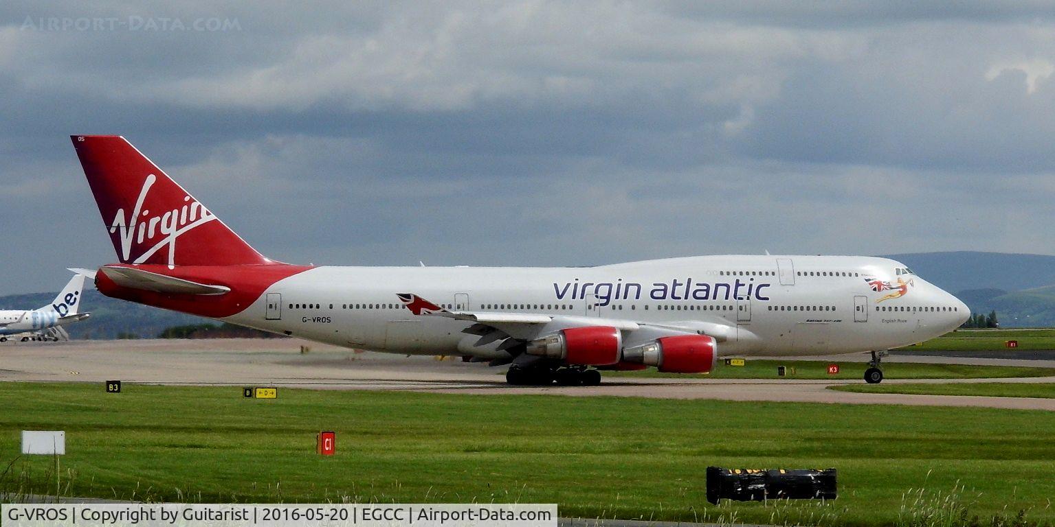G-VROS, 2001 Boeing 747-443 C/N 30885, At Manchester