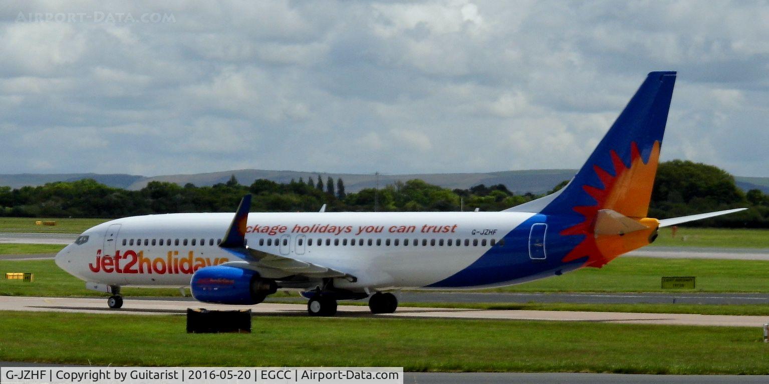 G-JZHF, 1999 Boeing 737-8K2 C/N 28378, At Manchester